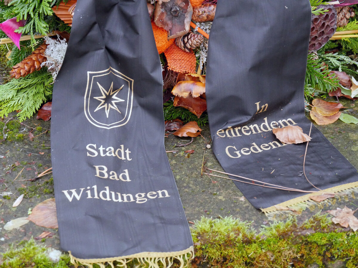 In ehrendem Gedenken - Stadt Bad Wildungen